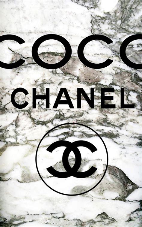 chanel logo with marble background|chanel logo variations.